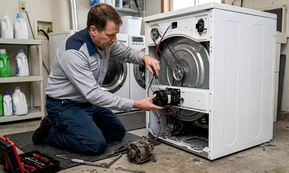 Dryer Motor Replacement in Vista, CA