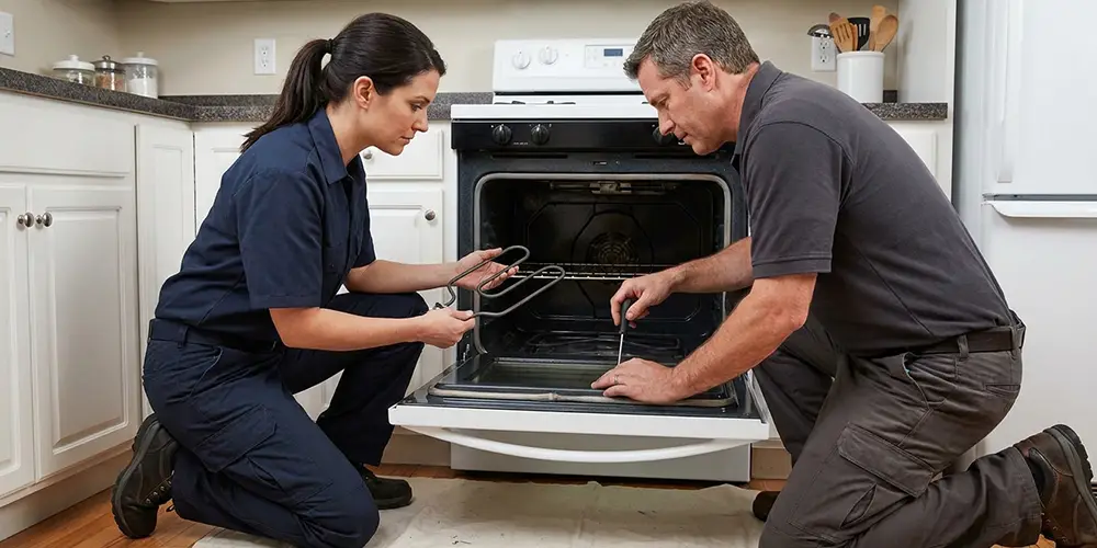 Oven Heating Element Replacement in Vista, CA